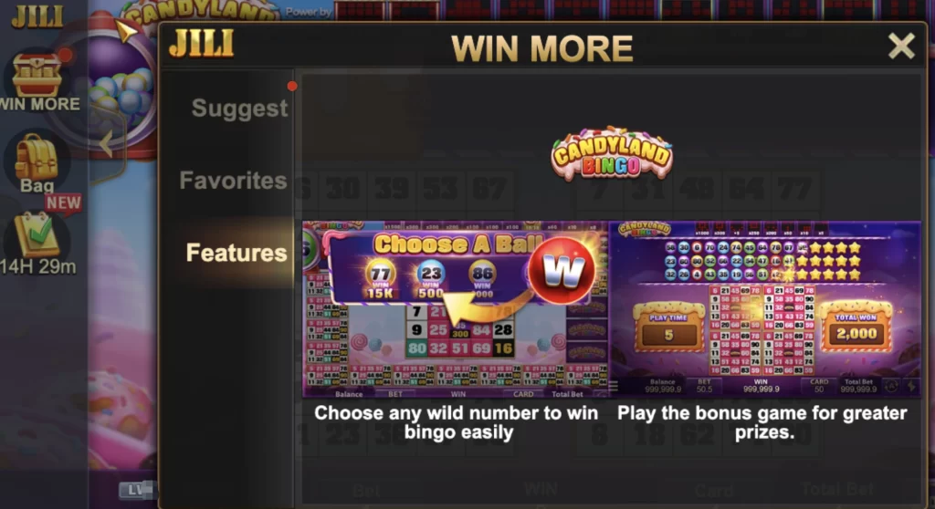 Candyland Bingo Slot Game